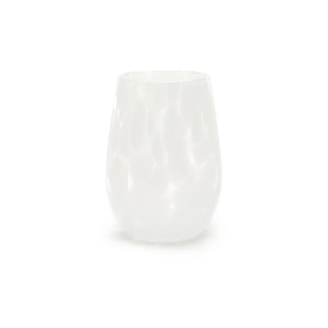Hand Blown Stemless Wine Glass - Set of 2