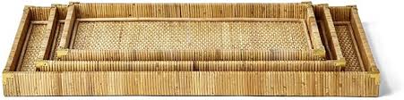 Rattan Square Tray